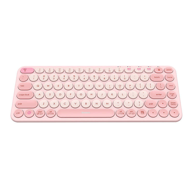 Baseus K01A Wireless Tri-Mode Keyboard Baby Pink - Product Image 4