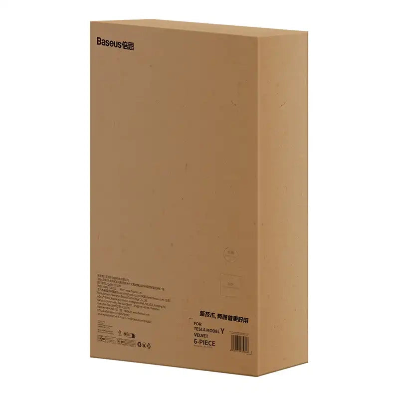 6-Piece Floor Mat for Tesla Baseus T-Space Series (black) - Product Image 7