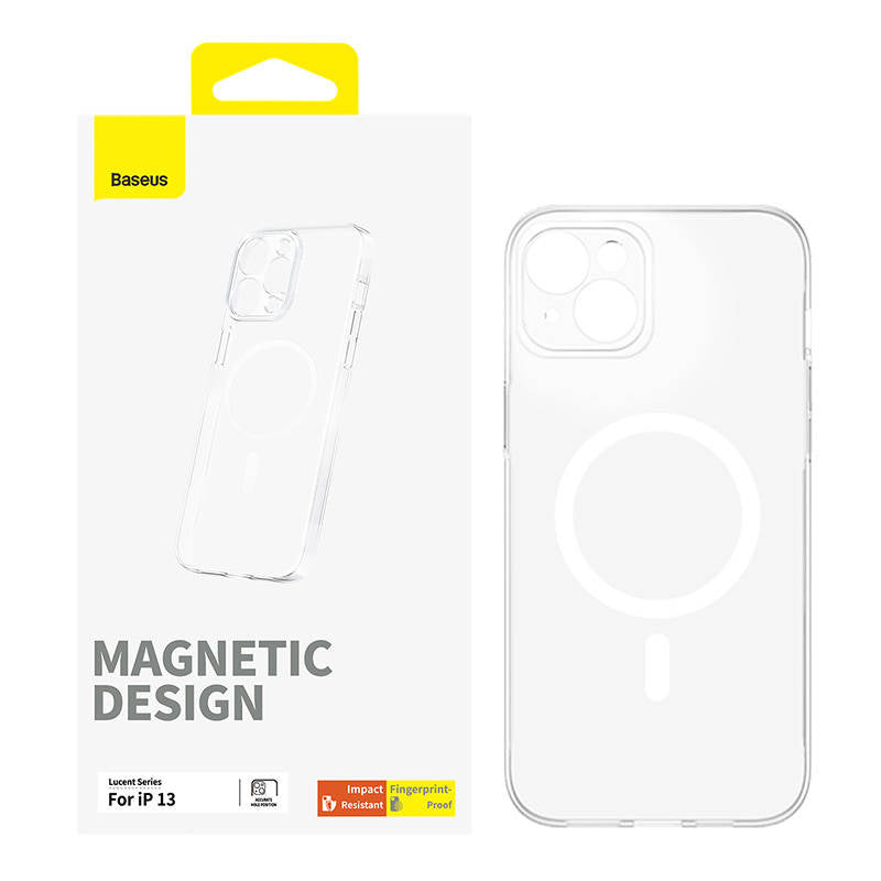 Magnetic Phone Case for iP 13 Baseus OS-Lucent Series (Clear) - Product Image 2