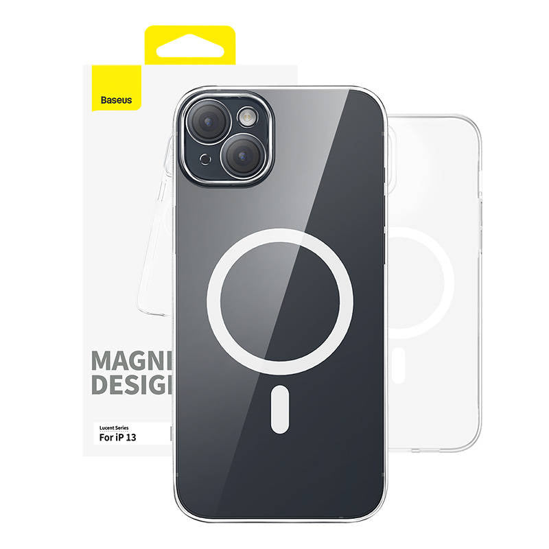 Magnetic Phone Case for iP 13 Baseus OS-Lucent Series (Clear) - Product Image 1