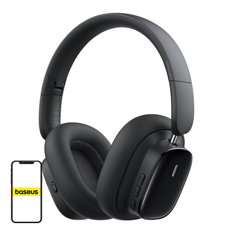 Wireless Headphones with Noise-Cancellation Baseus Bowie H1i (Black) - Product Image 1