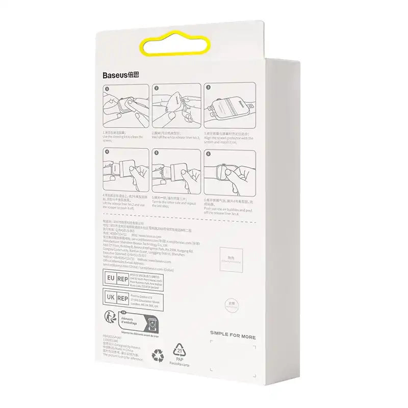 Baseus 40mm Protective Film for AP Watch 4/5/6/SE/SE 2, Clear - Product Image 6