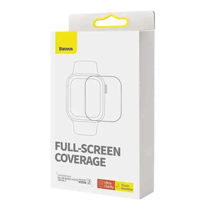Baseus 40mm Protective Film for AP Watch 4/5/6/SE/SE 2, Clear - Product Image 5
