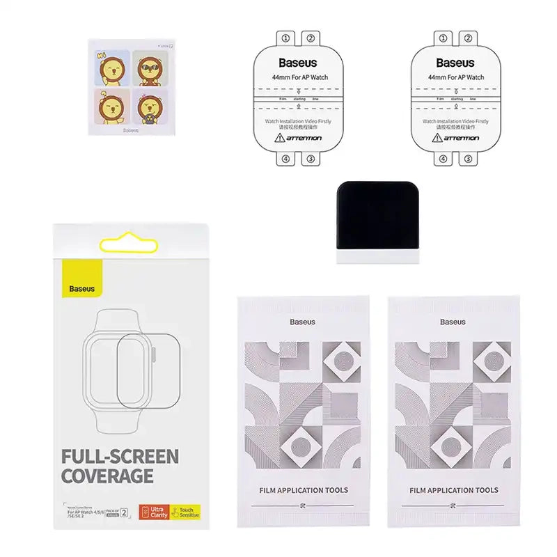Baseus 44mm Protective Film for AP Watch 4/5/6/SE/SE 2, Clear - Product Image 4
