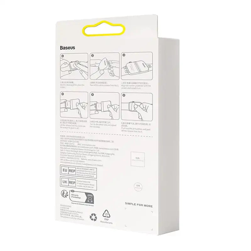 Baseus 44mm Protective Film for AP Watch 4/5/6/SE/SE 2, Clear - Product Image 6