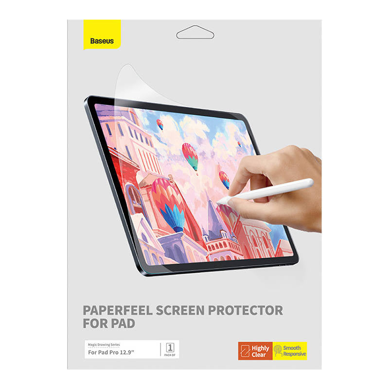 Baseus Paperfeel film For Pad Pro (2018/2020/2021/2022) 12.9″, Clear - Product Image 5