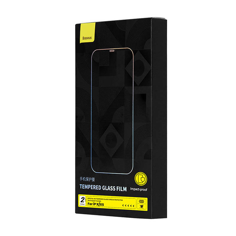 2x Baseus Crystal Tempered Glass 0.3mm for iPhone X/XS - Product Image 8