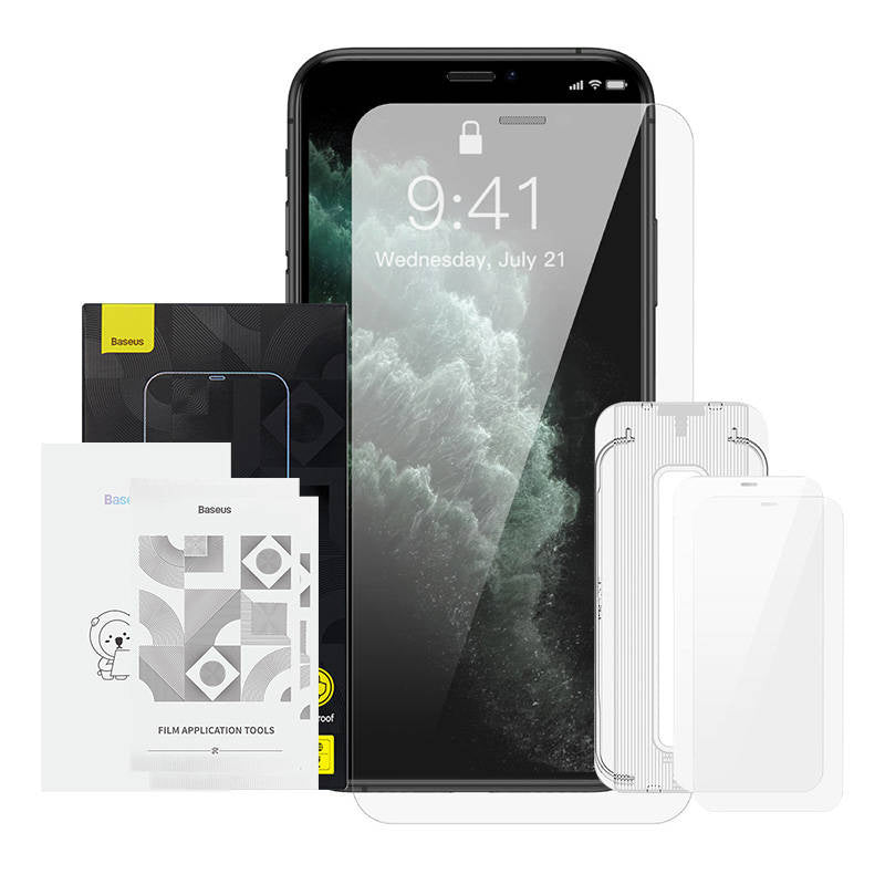 2x Baseus Crystal Tempered Glass 0.3mm for iPhone X/XS - Product Image 1