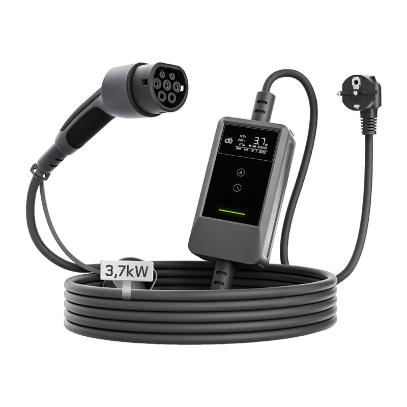 Portable EV charger dé 3kW 10m cable - Image 1