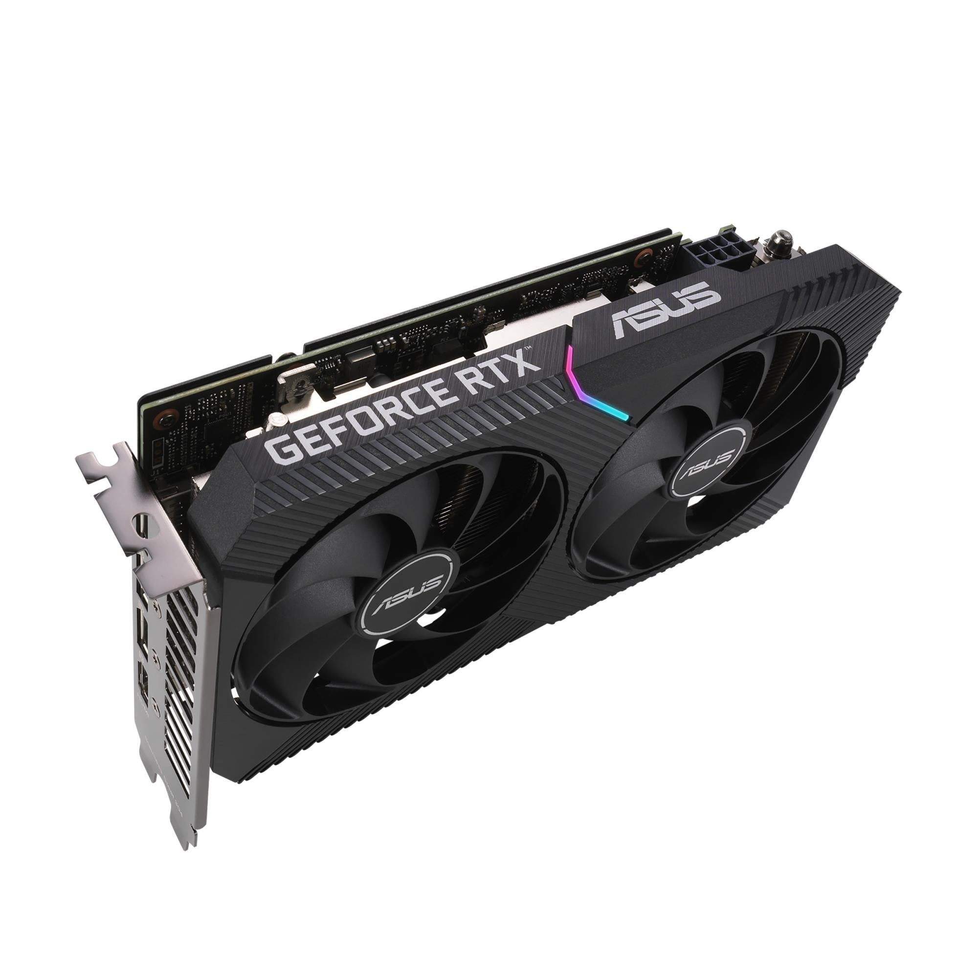 Graphics Card ASUS NVIDIA GeForce RTX 3060 12 GB 192 bit PCIE 4.0 16x GDDR6 GPU 1837 MHz 1xHDMI 3xDisplayPort DUAL-RTX3060-O12G-V2