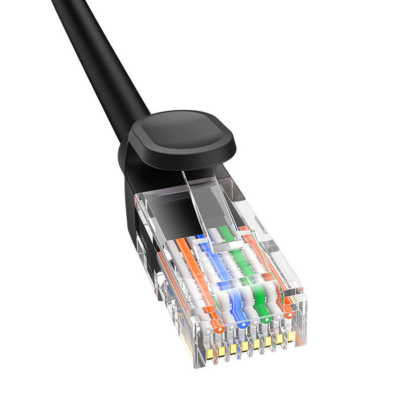 Baseus Ethernet CAT5, 0,5m network cable (black) - Product Image 4
