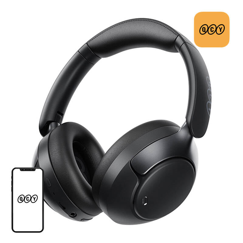 QCY H3 pro ANC wireless headphones (black) - Image 1