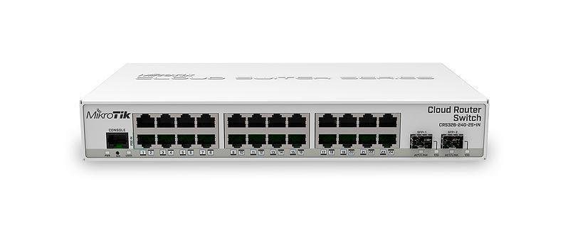 Switch MIKROTIK CRS326-24G-2S+IN 24x10Base-T / 100Base-TX / 1000Base-T 2xSFP+ CRS326-24G-2S+IN