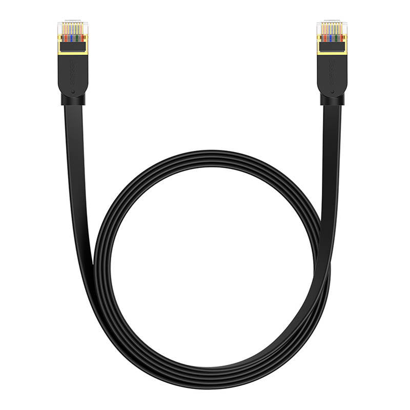 Baseus Cat 7 UTP Ethernet RJ45 Cable Flat 2 m black - Product Image 2