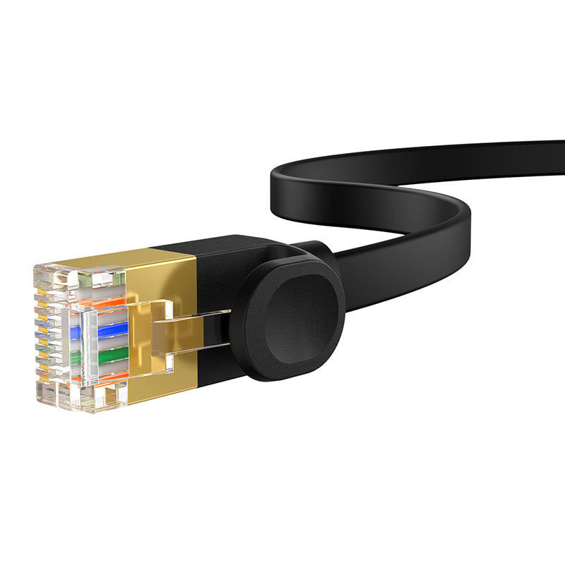 Baseus Cat 7 UTP Ethernet RJ45 Cable Flat 2 m black - Product Image 4
