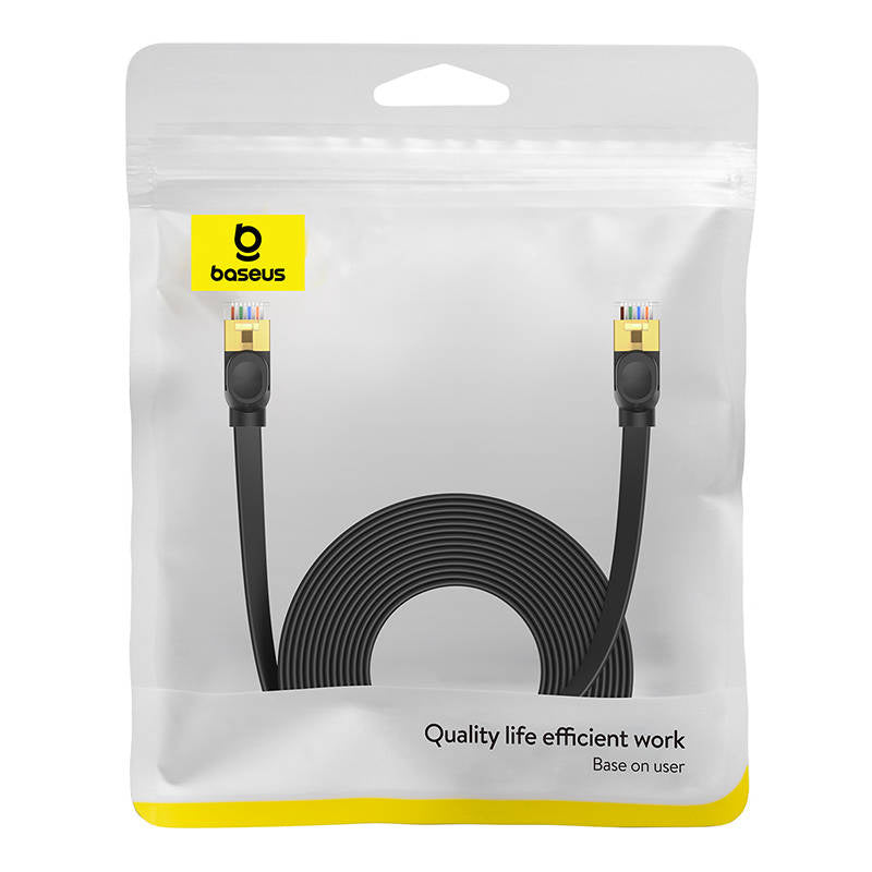 Baseus Cat 7 UTP Ethernet RJ45 Cable Flat 8 m black - Product Image 8