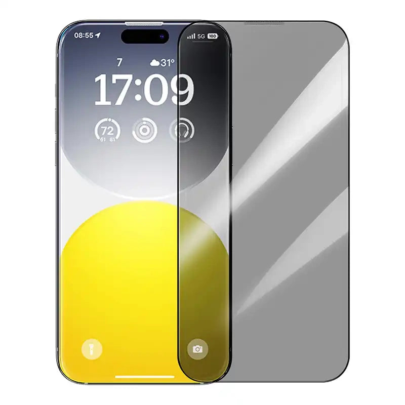 Privacy Protection Tempered Glass Baseus Diamond iPhone 15 Pro - Product Image 2