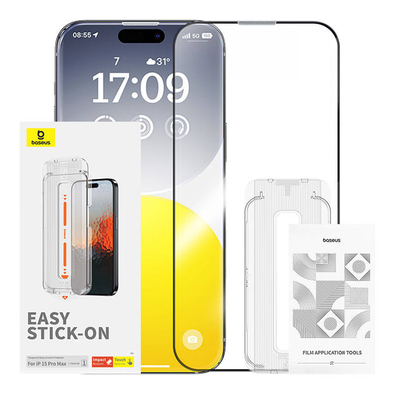 Sapphire Tempered Glass Baseus 0.3mm for iPhone 15 ProMax - Product Image 1