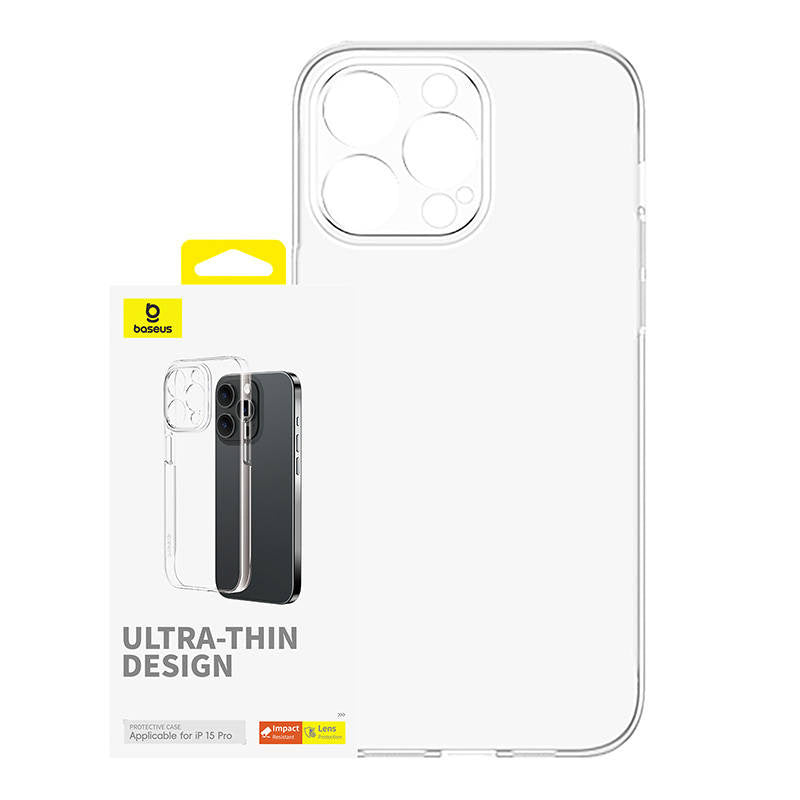 Phone Case for iPhone 15 Pro Baseus OS-Lucent Series (Clear) - Product Image 1