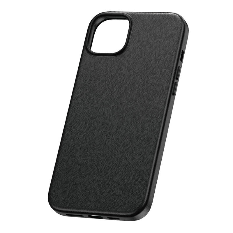 Phone Case for iPhone 15 Pro Baseus Fauxther Series (Black) - Product Image 2