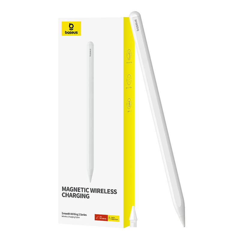 Active stylus Baseus Smooth Writing Series with wireless charging (White) - Product Image 1