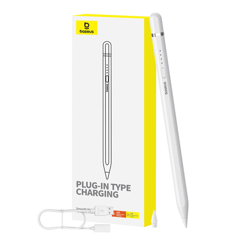 Active stylus Baseus Smooth Writing Series with wireless charging, lightning (White) - Product Image 5