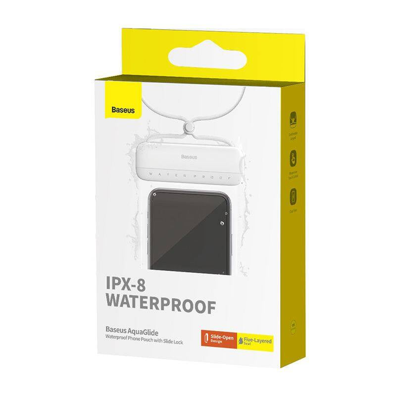 Waterproof phone case Baseus AquaGlide (white) - Product Image 13