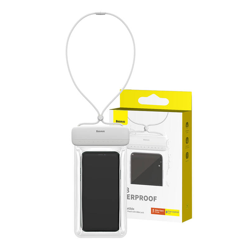 Waterproof phone case Baseus AquaGlide (white) - Product Image 7