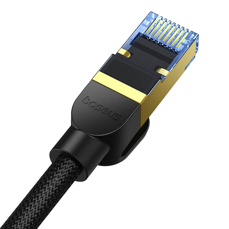 Braided network cable cat.7 Baseus Ethernet RJ45, 10Gbps, 15m (black) - Product Image 7