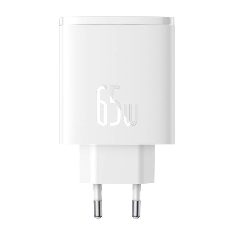 Wall charger Baseus OS-Cube Pro 2xUSB-C + USB, 65W (white) - Product Image 1