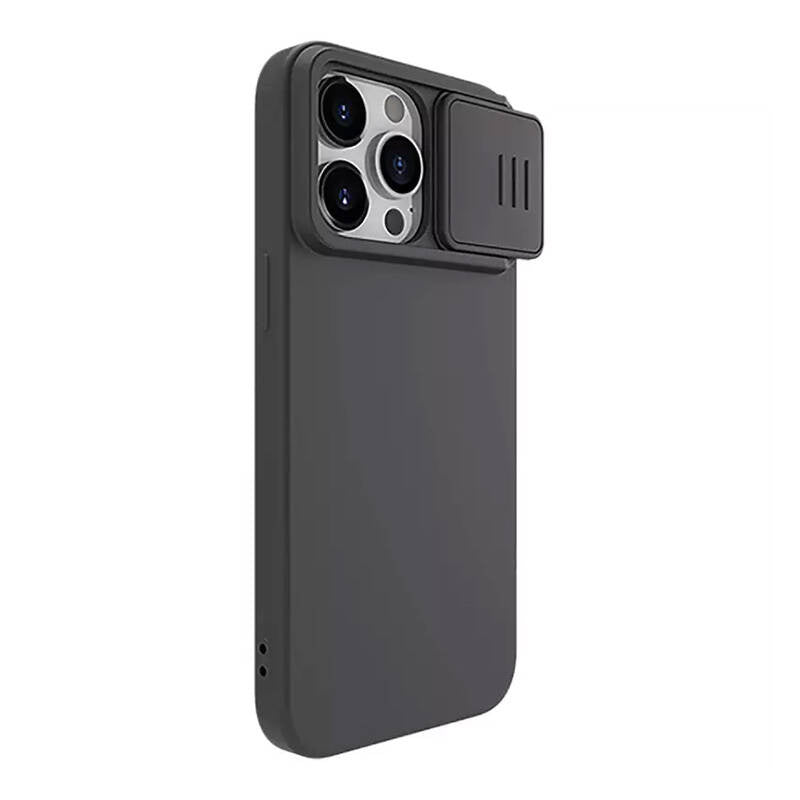 Nillkin CamShield Silky Silicone case for iPhone 15 Pro (classic black)) - Product Image 2