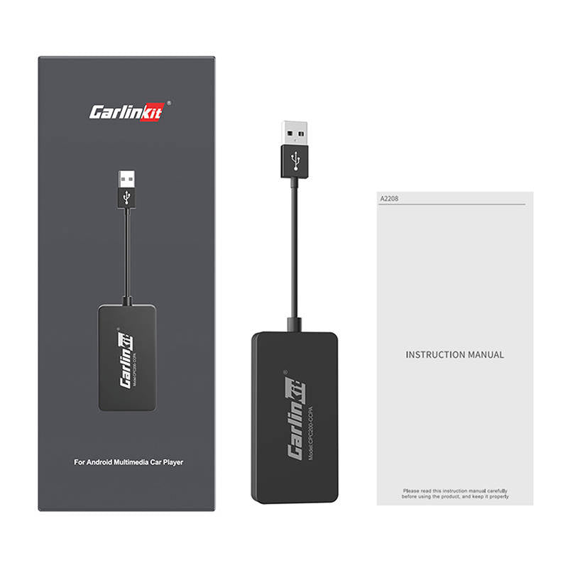 Carlinkit CCPA wireless adapter Apple Carplay/Android Auto (black) - Product Image 4
