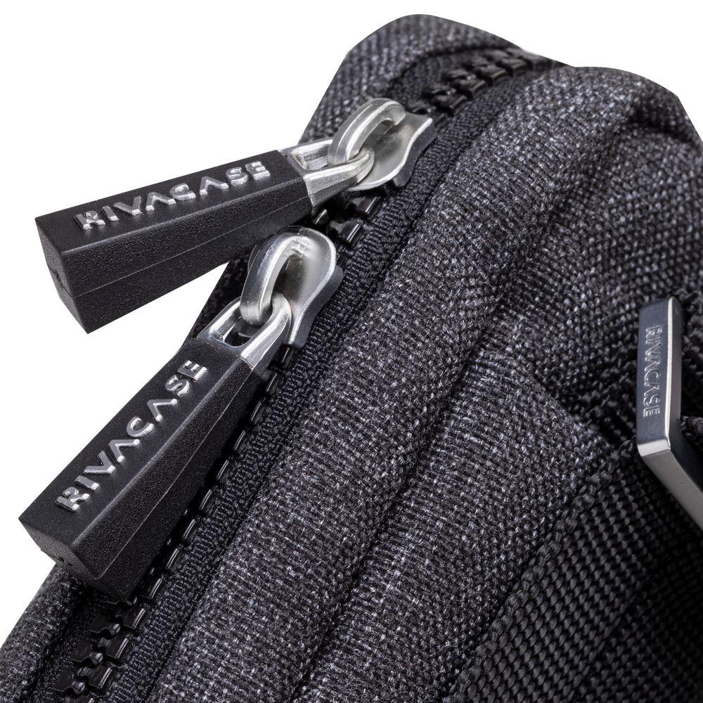 TABLET CASE CROSSBODY 8"/8810 BLACK MELANGE RIVACASE