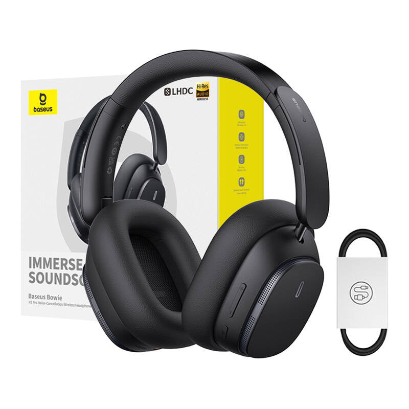 Baseus Bowie H1 Wireless Headphones Bluetooth 5.2 (black) - Product Image 10