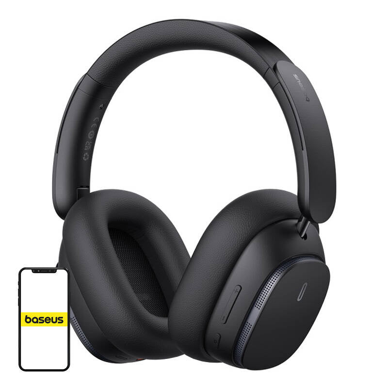 Baseus Bowie H1 Wireless Headphones Bluetooth 5.2 (black) - Product Image 1