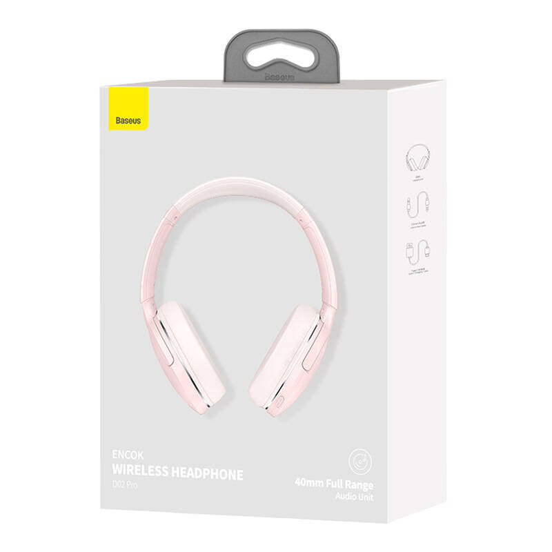 Wireless headphones Baseus Encok D02 PRO (pink) - Product Image 8