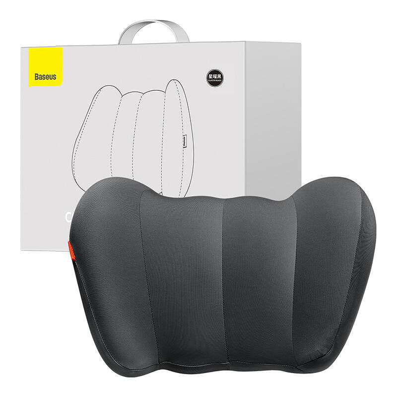 Silk Car Lumbar Pillow Baseus ComfortRide Series (black) - Product Image 1