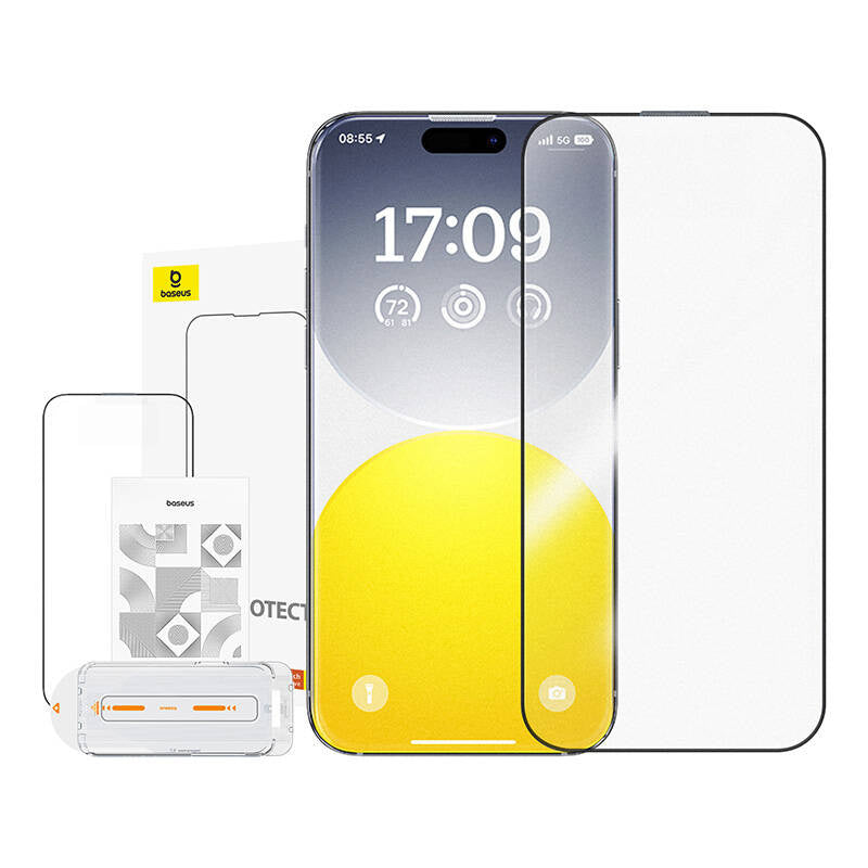 Tempered Glass Baseus Crystalline Anti-Glare iPhone 15 Plus - Product Image 1