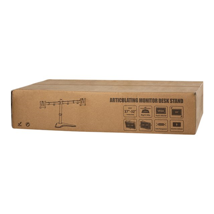 Logilink | Desk Mount | Tilt, swivel, level adjustment, rotate | 17-32 " | Maximum weight (capacity) 8 kg | Black