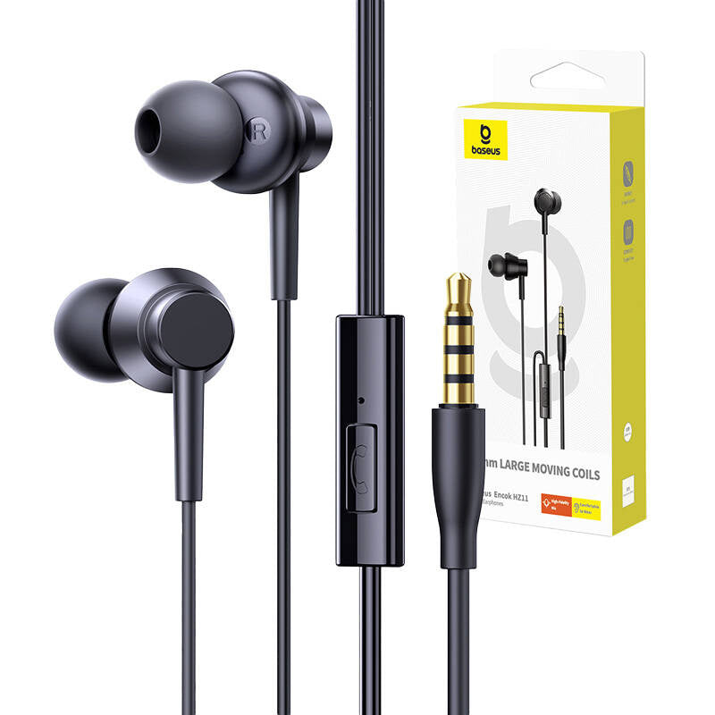 Baseus Encok HZ11 headphones - black - Product Image 1
