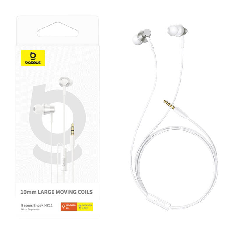 Baseus Encok HZ11 headphones - white - Product Image 6