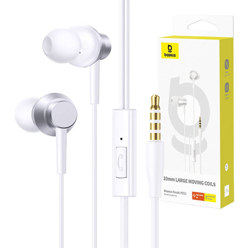 Baseus Encok HZ11 headphones - white - Product Image 1