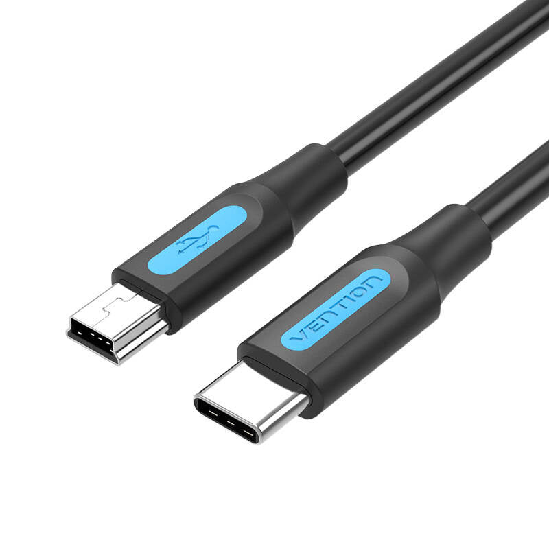USB-C 2.0 auf Mini-B Kabel Vention COWBF 2A 1m schwarz