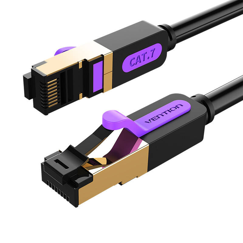 Kategorie 7 SFTP-Netzwerkkabel Vention ICDBN 15 m Schwarz