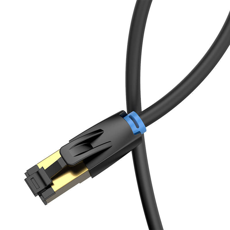 Network Cable CAT8 SFTP Vention IKABF RJ45 Ethernet 40Gbps 1m Black - Product Image 4