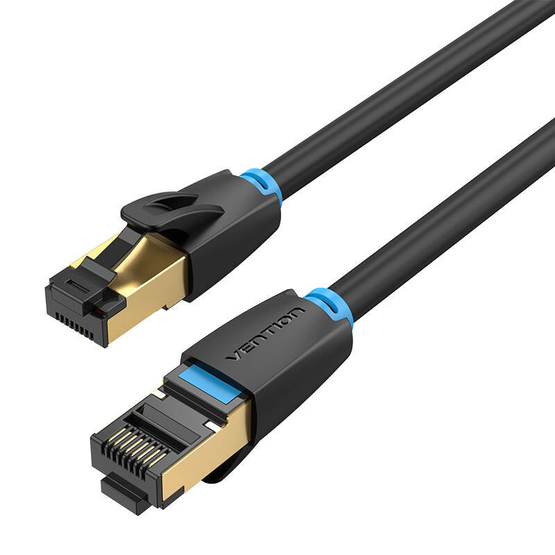 Network Cable CAT8 SFTP Vention IKABF RJ45 Ethernet 40Gbps 1m Black - Product Image 5