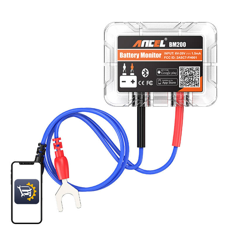 Bluetooth Battery Tester Ancel BM200 6-20V DC - Image 1