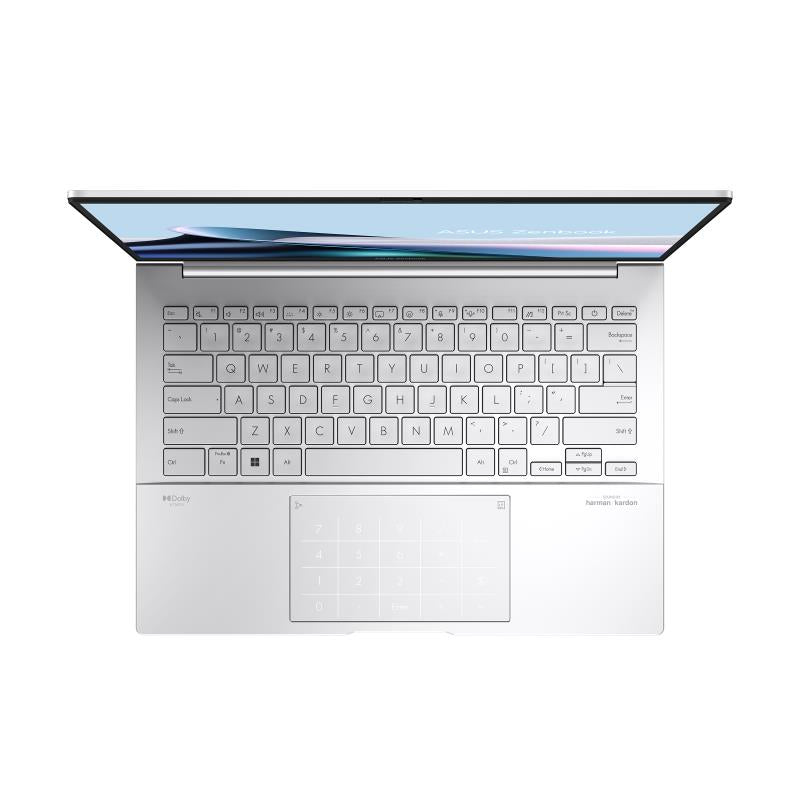 Notebook ASUS ZenBook Series 14 OLED UX3405CA-QL219W CPU Intel Core Ultra u5-125H 3600 MHz 14" Touchscreen 1920x1200 RAM 16GB LPDDR5x SSD 512GB Intel Arc Graphics Integrated ENG NumberPad Windows 11 Home Silver 1.28 kg 90NB14W4-M00880
