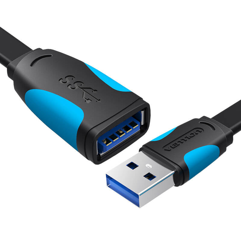 Flacher USB 3.0-Extender Vention VAS-A13-B150 1,5 m Schwarz