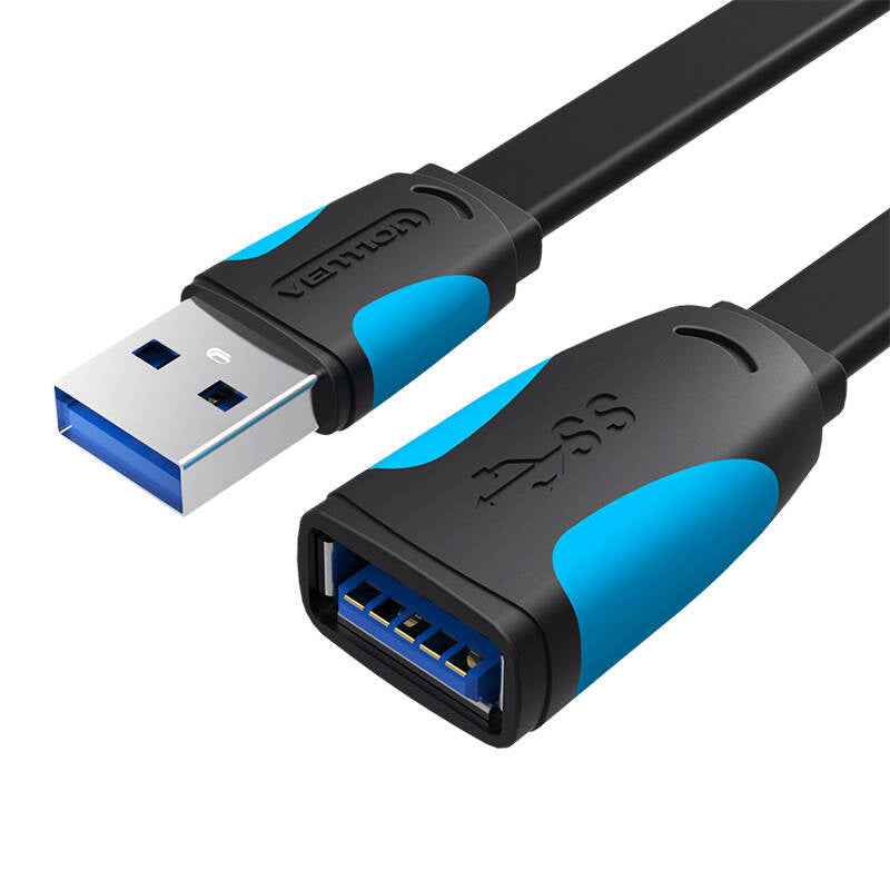 Flacher USB 3.0 Extender Vention VAS-A13-B300 3m Schwarz